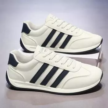 Модные винтажные мужские кроссовки, дышащая повседневная обувь, маленькие белые туфли с мягкой подошвой для мотоциклистов 41