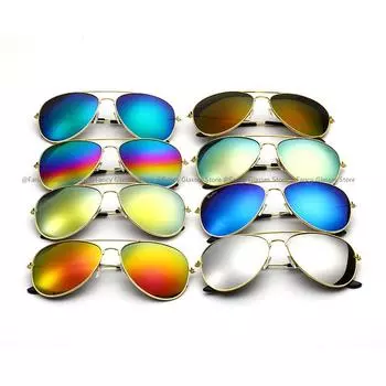 Модные винтажные сверхлегкие солнцезащитные очки для мужчин, модная круглая оправа, цветные крутые солнцезащитные очки, женские большие спортивные очки для вождения As picture зеленый цвет-серебро