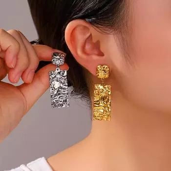 Модные висячие серьги для женских украшений серебряный