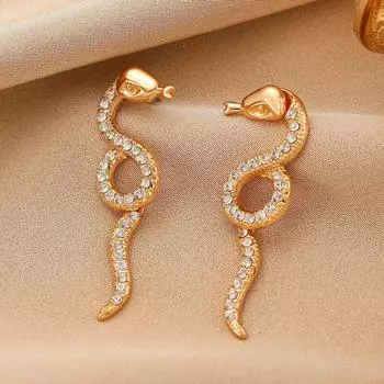 Модные висячие серьги для женских украшений серебряный