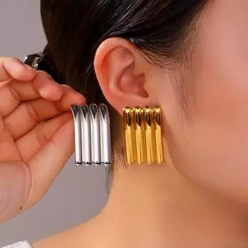 Модные висячие серьги для женских украшений серебряный