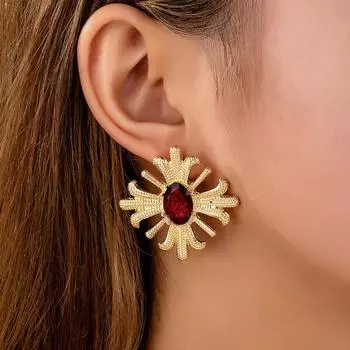 Модные висячие серьги для женских украшений золотой