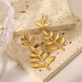 Модные висячие серьги для женских украшений золотой