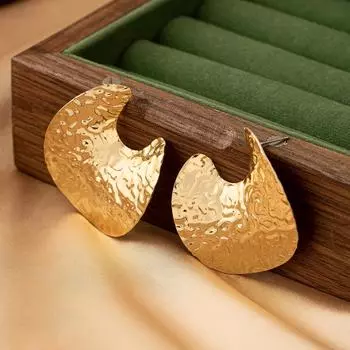 Модные висячие серьги для женских украшений золотой