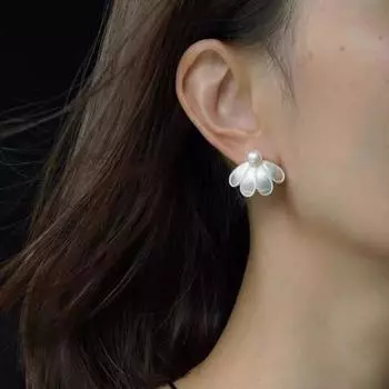 Модные висячие серьги для женских украшений серебряный