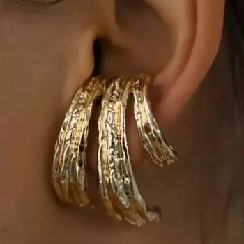 Модные висячие серьги для женских украшений золотой