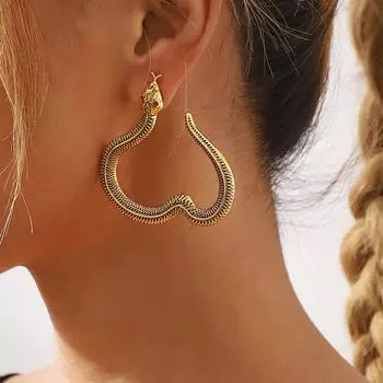 Модные висячие серьги для женских украшений золотой