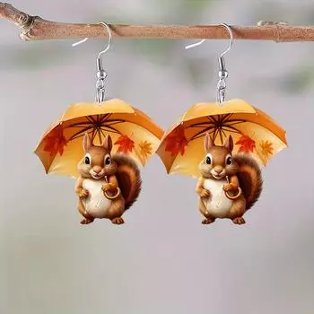 Модные висячие серьги для женских украшений оранжевый