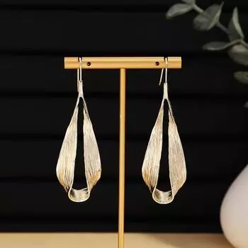 Модные висячие серьги для женских украшений золотой