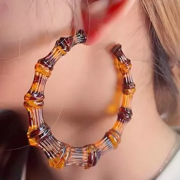 Модные висячие серьги для женских украшений коричневый