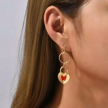 Модные висячие серьги для женских украшений золотой