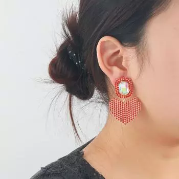 Модные висячие серьги для женских украшений золотой