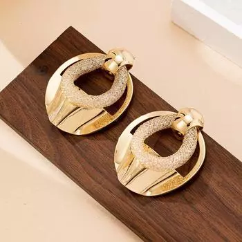 Модные висячие серьги для женских украшений золотой