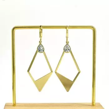 Модные висячие серьги для женских украшений золотой