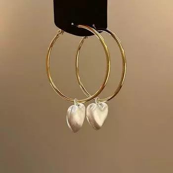 Модные висячие серьги для женских украшений золотой