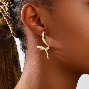 Модные висячие серьги для женских украшений золотой