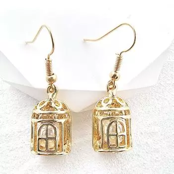 Модные висячие серьги для женских украшений золотой