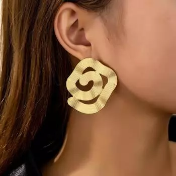 Модные висячие серьги для женских украшений золотой