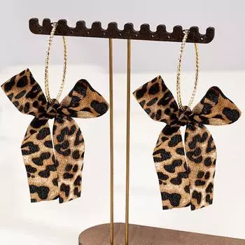 Модные висячие серьги для женских украшений коричневый