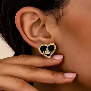 Модные висячие серьги для женских украшений золотой