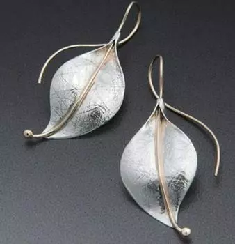 Модные висячие серьги для женских украшений серебряный