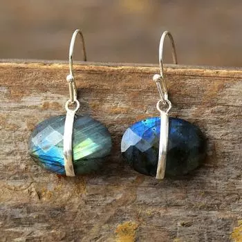 Модные висячие серьги для женских украшений разноцветный