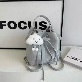 Модные внутренние отделения из цельного мягкого материала Cinta-on высококачественные сумки для женщин повседневные рюкзаки из плутония с открытым карманом