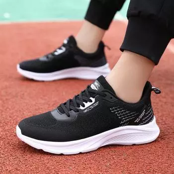 Модные вязаные кроссовки для пар, легкая дышащая мужская повседневная спортивная обувь, женская удобная эластичная тренировочная обувь для бега 39 светло-серый