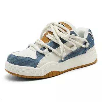 Модные вулканизированные кроссовки для мужчин, трендовая корейская студенческая обувь, мужские повседневные кроссовки для бега, мужские высокие кроссовки на платформе, уличный стиль 39 чёрный