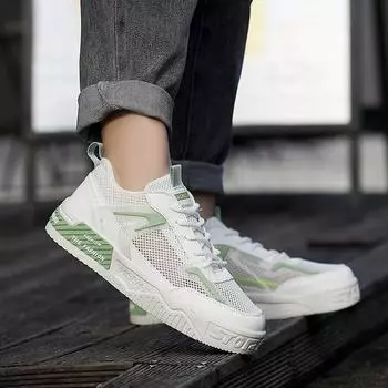 Модные вулканизированные кроссовки, мужская дышащая парусиновая обувь с сеткой для мужчин, летняя повседневная обувь, кроссовки, мужские кроссовки в британском стиле 39 чёрный