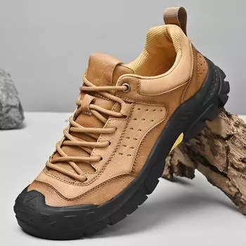 Модные высококачественные мужские кожаные повседневные походные туфли на плоской подошве, дизайнерские мягкие прогулочные туфли на шнуровке, мужские удобные нескользящие туфли, большой размер 38-46 38 чёрный