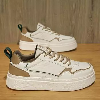 Модные высококачественные мужские стильные туфли на шнуровке из вулканизированной стали 2024 года, роскошные брендовые кроссовки для активного отдыха на открытом воздухе, повседневные кожаные туфли на плоской подошве, дизайнерские прогулочные туфли 39