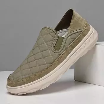 Модные высококачественные мужские туфли для ходьбы с толстой мягкой подошвой, модные повседневные кожаные мокасины, нескользящие уличные туфли с низкой подошвой, дизайнерская обувь 38 серый