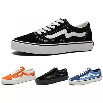 Модные высококачественные новые осенние студенческие повседневные кроссовки для влюбленных унисекс парусиновые туфли для мужчин и женщин для девочек повседневные кроссовки для ходьбы 36 чёрный