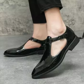 Модные высококачественные роскошные мужские повседневные сандалии, модная официальная обувь для отдыха, классические летние удобные мокасины ручной работы в римском стиле 38 красный