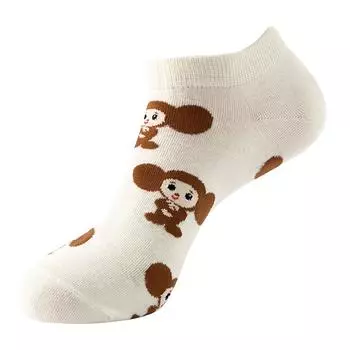 Модные забавные мужские хип-хоп Харадзюку мультфильм хлопок фрукты животные пиво еда счастливый повседневный бизнес короткие носки подарок дропшиппинг One Size