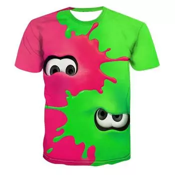 Модные забавные причудливые графические футболки для мужчин из Европы и Америки, трендовые индивидуальные принтованные топы с круглым вырезом и коротким рукавом S