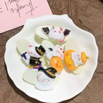 Модные заколки для волос на Хэллоуин из смолы, маленькие заколки для волос с медвежонком, детские заколки для девочек в стиле Лолиты Style 3