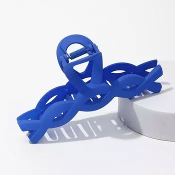 Модные заколки для волос на затылке, заколки для волос с хвостиком, персонализированные заколки для волос для девочек синий