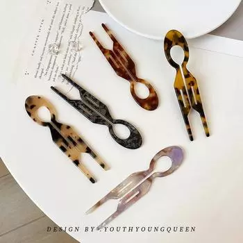 Модные заколки для волос в корейском стиле для женщин и девочек, акриловые прозрачные большие заколки для волос, заколки-краб для волос, головные уборы, аксессуары для волос черный серый