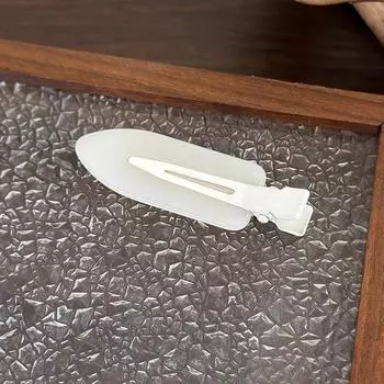 Модные заколки для волос желейного цвета без следов, матовые заколки-уточки для женщин и девушек, бесследные заколки, заколки для макияжа, заколки-автоматы, головной убор