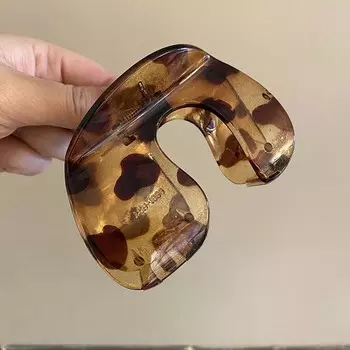 Модные заколки-крабы для волос желеобразного цвета для женщин и девушек, элегантные акриловые большие зажимы, шпильки, заколки-крабы, аксессуары для волос