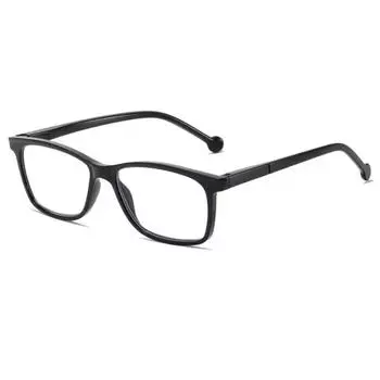 Модные зеленые квадратные очки с защитой от синего света, женские и мужские большие оптические очки для защиты глаз, ультра легкие офисные очки чёрный