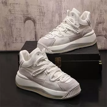 Модные зеленые мужские кроссовки 2024 года, суперзвездная обувь, уличные мужские кроссовки на массивной подошве, повседневные дизайнерские мужские кроссовки на платформе 38 чёрный