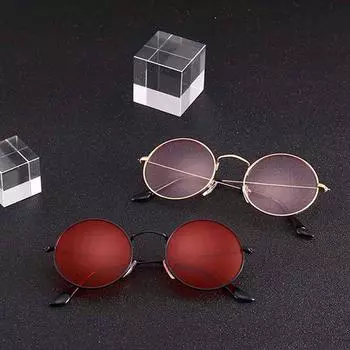 Модные зеркальные винтажные круглые солнцезащитные очки с покрытием поляризованные классические ретро женские мужские аксессуары серый