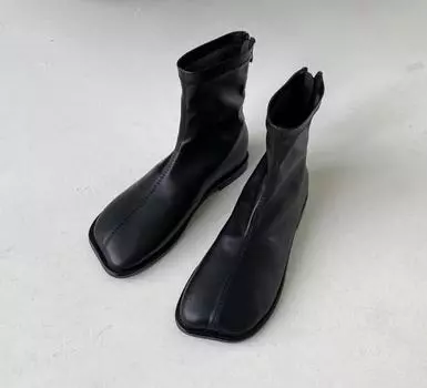 Модные женские эластичные сапоги, модные женские туфли на плоской подошве, роскошные дизайнерские женские сапоги Nre осень-зима, женские ботинки челси 2024 35 чёрный