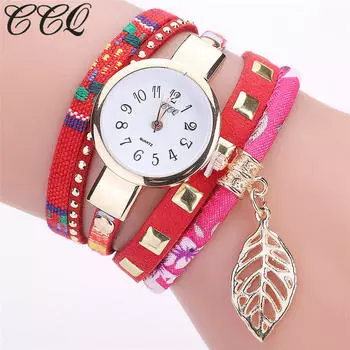 Модные женские аналоговые кварцевые наручные часы для девочек, женские часы-браслет