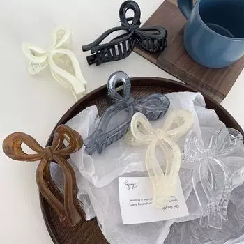 Модные женские аксессуары для волос с зубами акулы, головные уборы, заколка для волос в виде бабочки, заколка для волос, зажим для волос