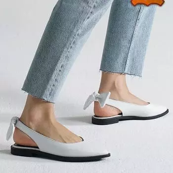 Модные женские белые женские повседневные туфли на плоской подошве из натуральной кожи