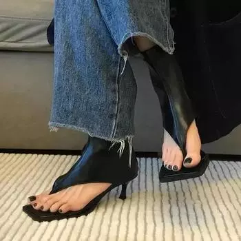 модные женские босоножки с застежкой-молнией на среднем каблуке, кожаные туфли на среднем каблуке, женские дизайнерские туфли 2024 года, элегантные осенние туфли в стиле ретро, новые туфли-лодочки Mujer Shoes 34 чёрный